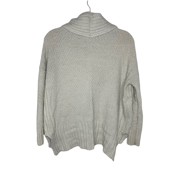 JENNIFER LOPEZ Cream Oversized Cowl Neck Sweater XS - Picture 3 of 7